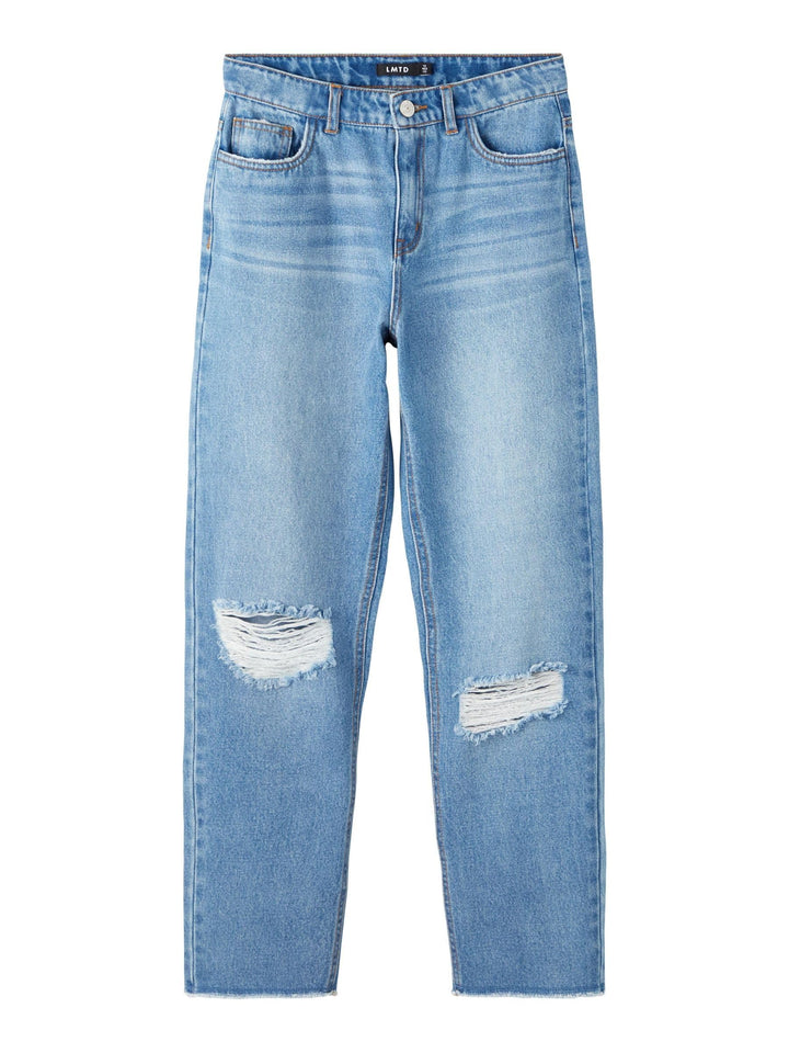 NAME IT Mädchen Nlfbizza DNM Straight Dis Pant Noos Jeans, 140