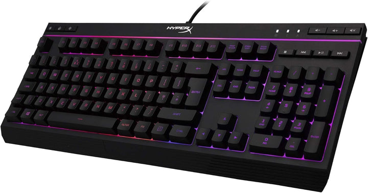 HyperX Alloy Core RGB – Membrane Gaming Tastatur (QWERTZ deutsches Layout) Schwarz Membrane Alloy Co