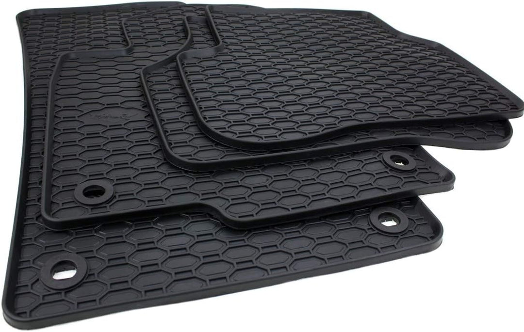 Kfzpremiumteile24 Gummimatten Kompatibel mit Passat 3C B6 Baujahr 2005-2014 Fussmatten Allwetter Sch