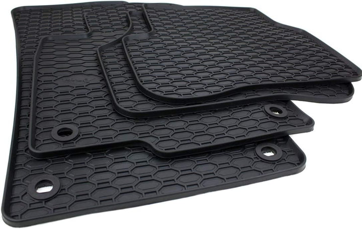 Kfzpremiumteile24 Gummimatten Kompatibel mit Passat 3C B6 Baujahr 2005-2014 Fussmatten Allwetter Sch