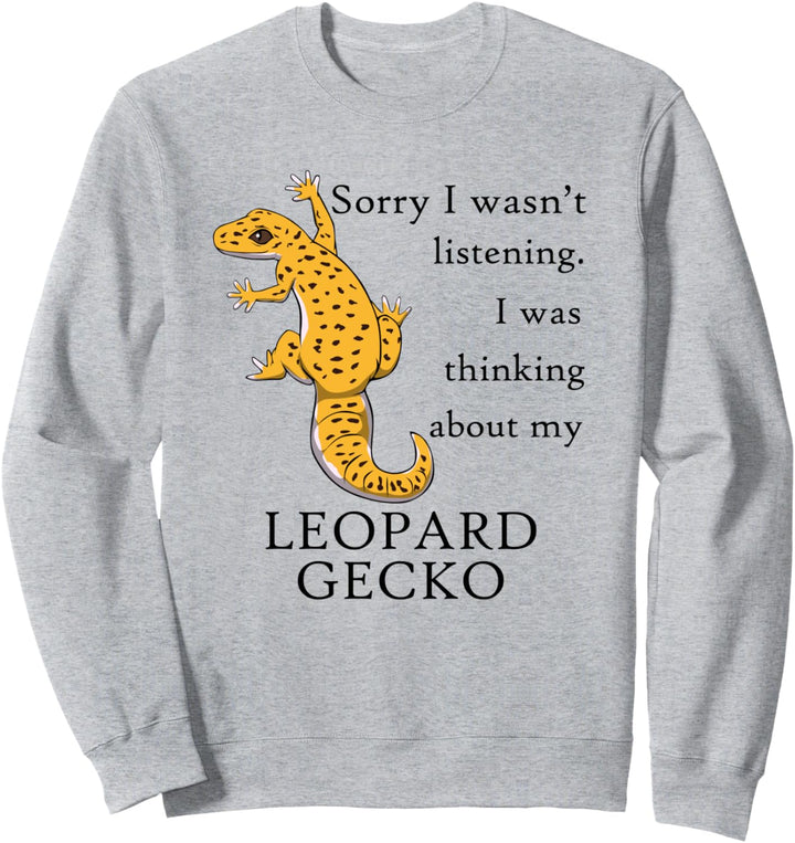 Mein Leopardgecko Witziger Gecko Eidechse Sweatshirt
