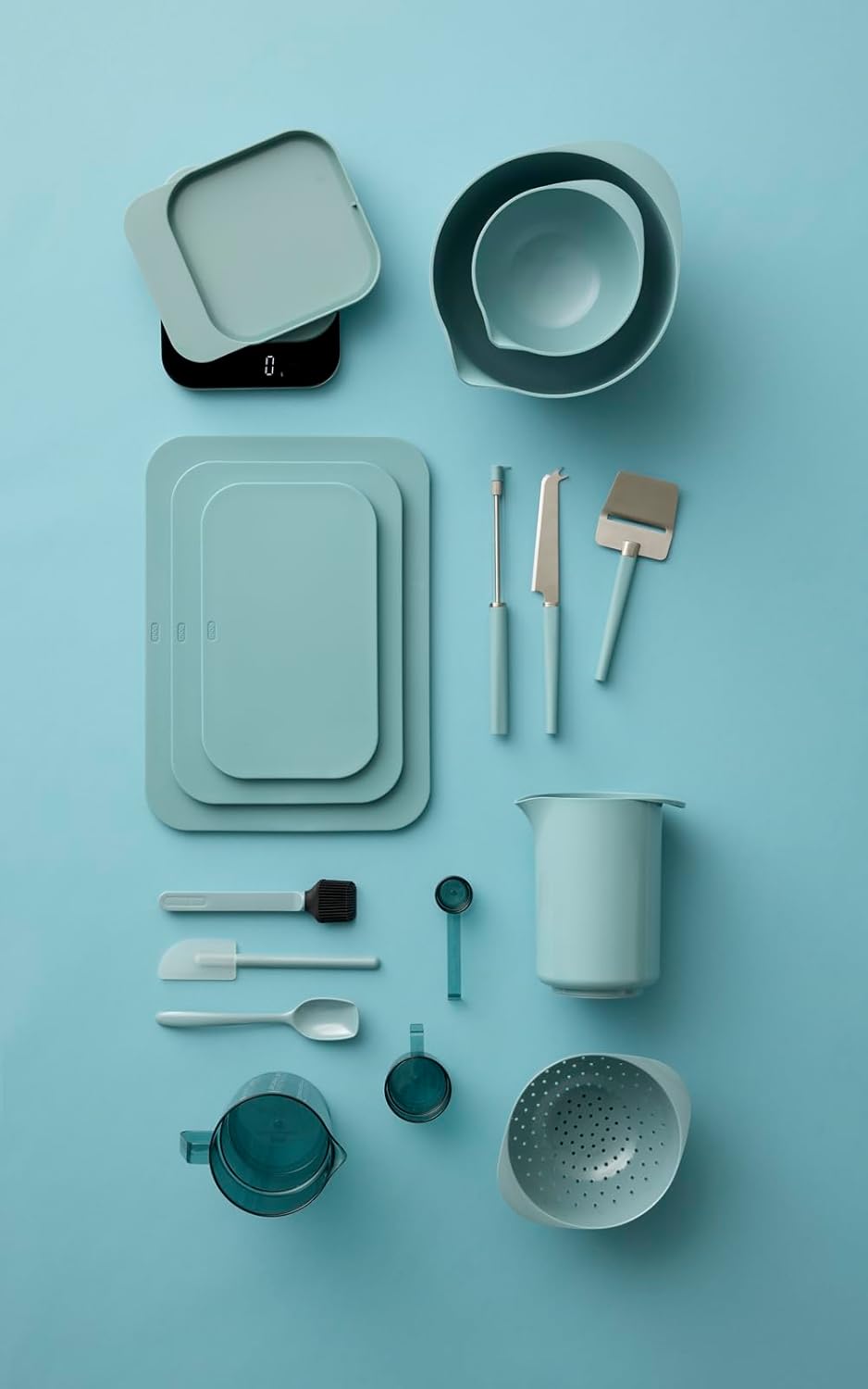 Rosti Choptima Schneidebrett Set mit Halter/Ständer, Küchenbrett, Brotschneidebrett & Servierbrett,