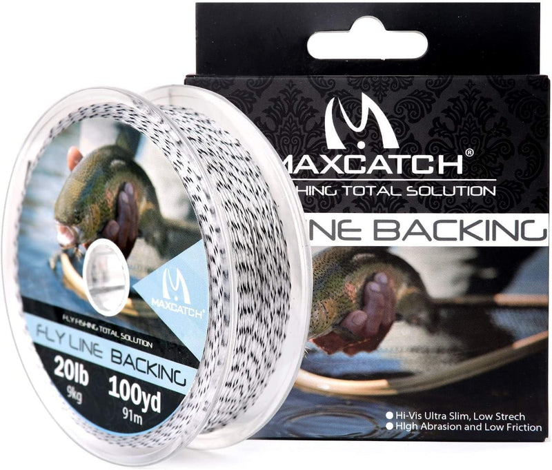 MAXIMUMCATCH Fliegenfischen Backing Fliegenfischen geflochtene Nylon Schnüre 20/30lb,100/300yards 30