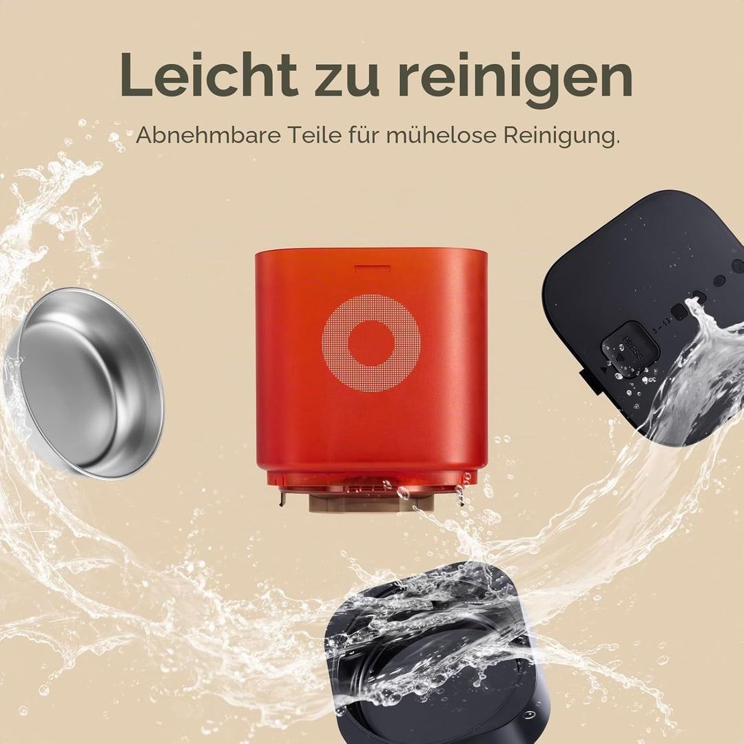 Futterautomat Katze mit Kamera 6L, Automatischer Katzen Futterautomat für Katzen und Hunde, App-Steu