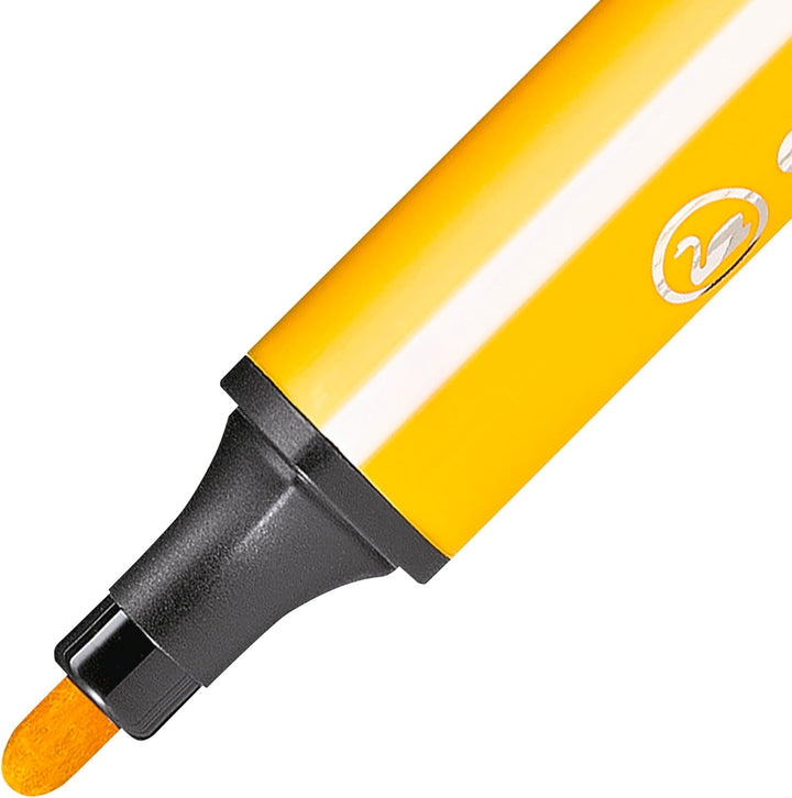 Gefederter Dreikant-Filzstift - STABILO Trio Scribbi - 14er Pack - mit 14 verschiedenen Farben, 14er