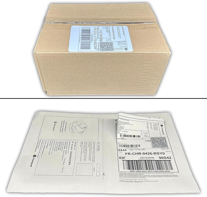 500 Blatt DIN A4 zu je 2 Etiketten (210 x 148,5 mm)= 1000 bedruckbare Etiketten, permanent haftend,