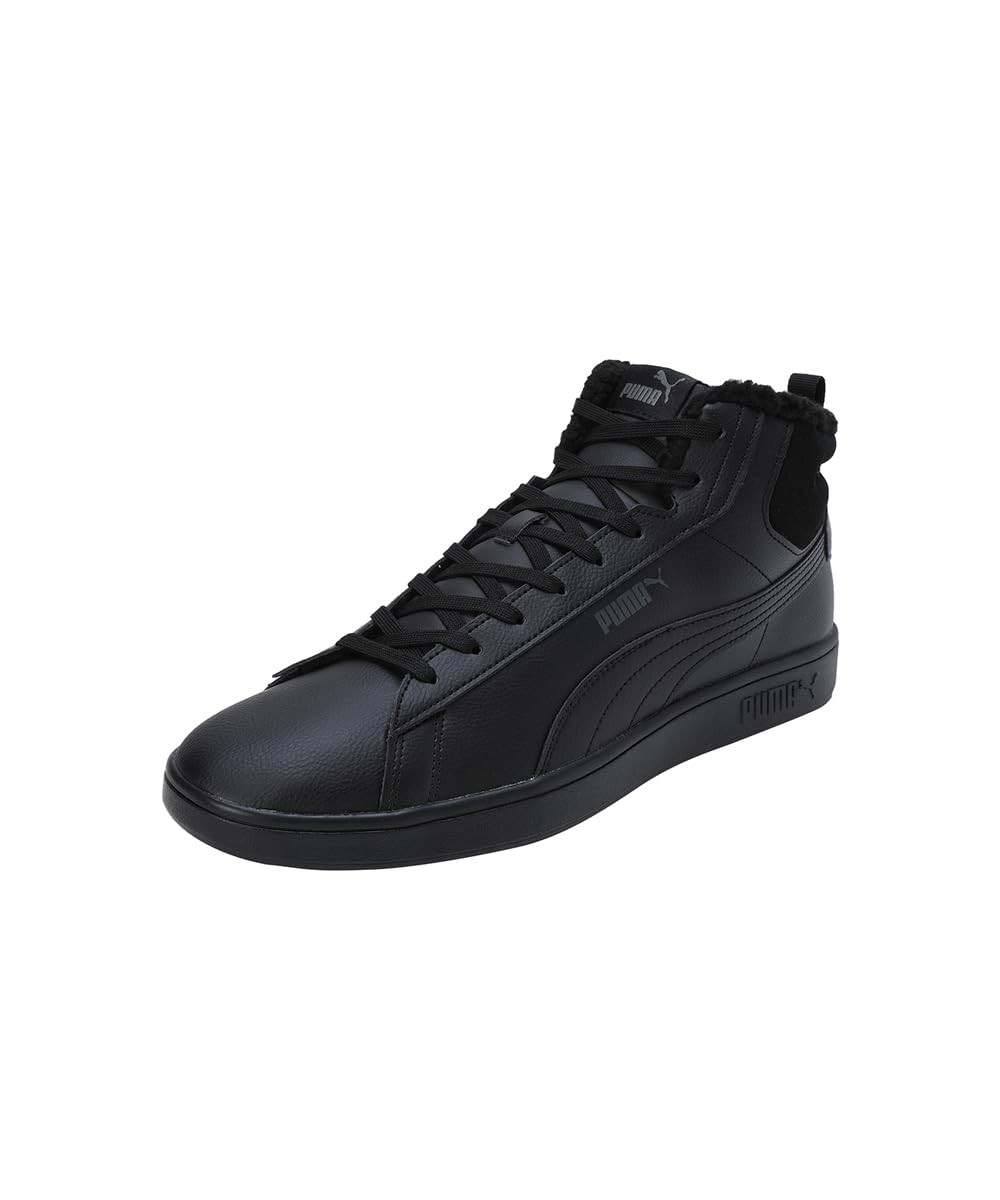 PUMA Herren Smash 3.0 Mid WTR Sneaker 45 EU Black Shadow Gray, 45 EU Black Shadow Gray