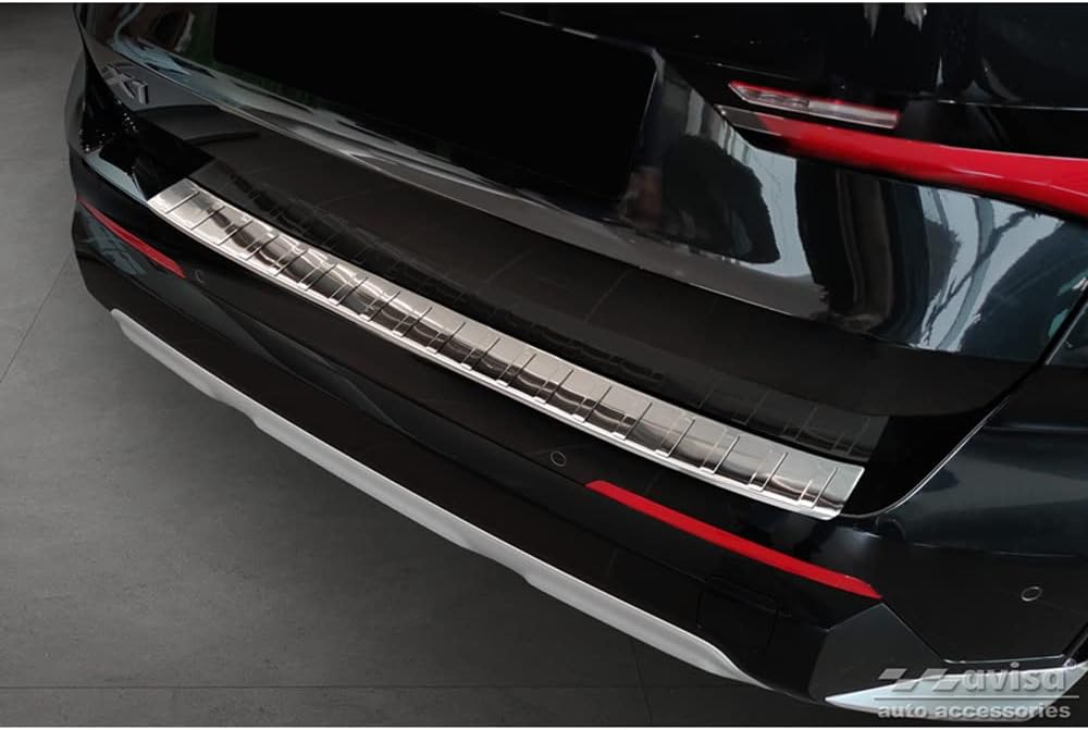 Avisa Edelstahl Heckstossstangenschutz kompatibel mit BMW X1 U11 / X1 U11 xLine 2022- 'Ribs'