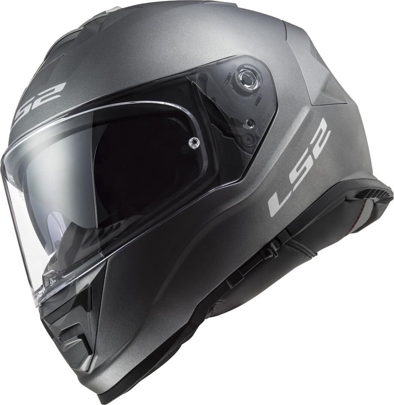 LS2 FF800 Storm Solid Integralhelm Motorrad Helm, S