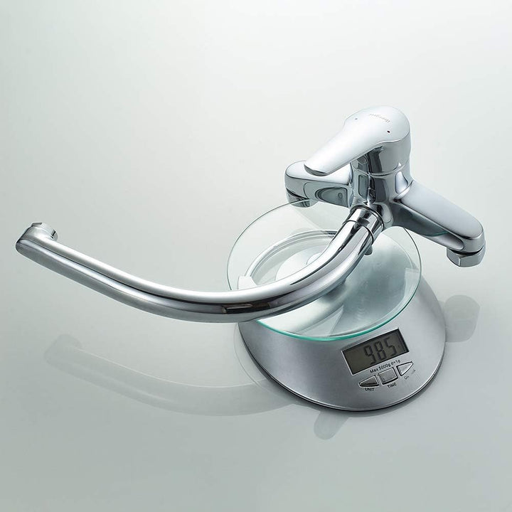 Ibergrif M16350 Roma, Wandmontage Küchenarmatur, Einhand Spültischbatterie, Wasserhahn Küche, Chrom