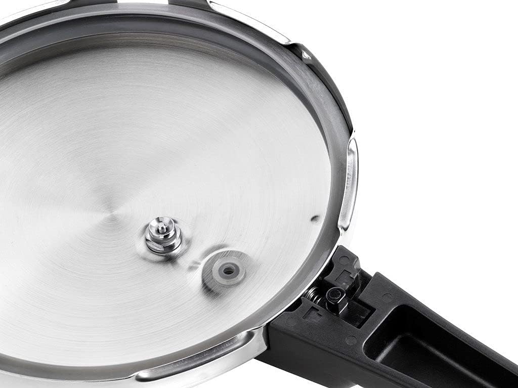 Monix Quick Schnellkochtopf, Edelstahl, schwarz, 4 Liter