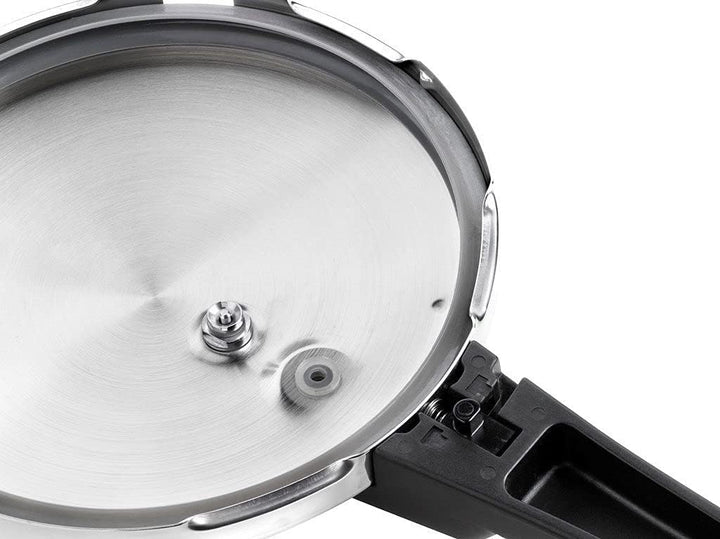 Monix Quick Schnellkochtopf, Edelstahl, schwarz, 4 Liter