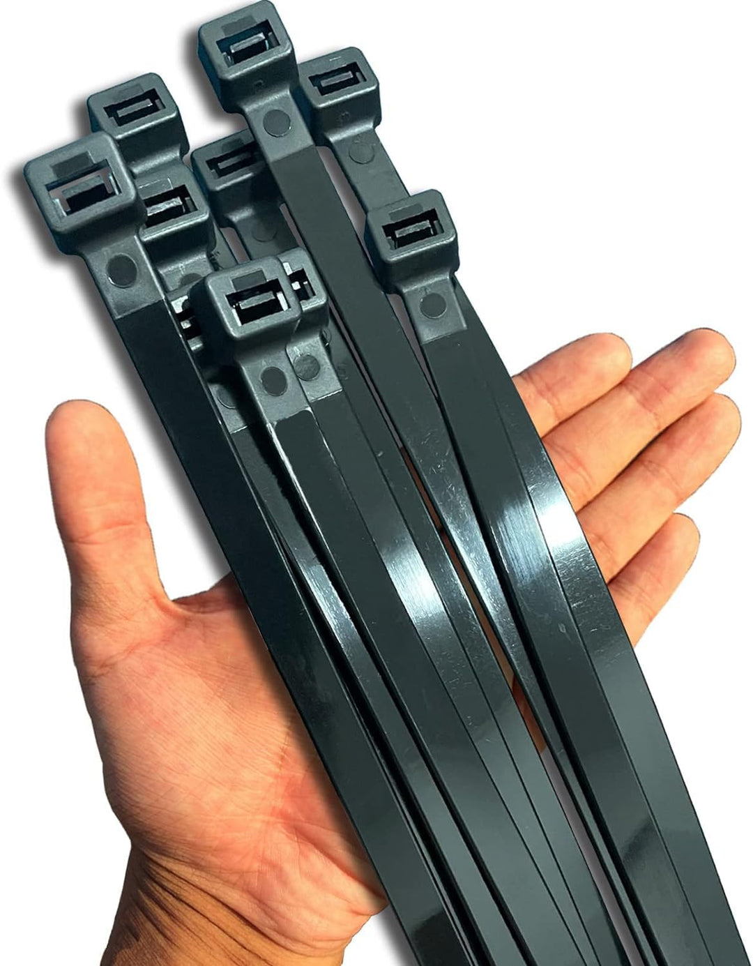 113,4 kg extra lange Kabelbinder, strapazierfähig, 91,4 cm (tatsächlich 99 cm), für den Aussenbereic