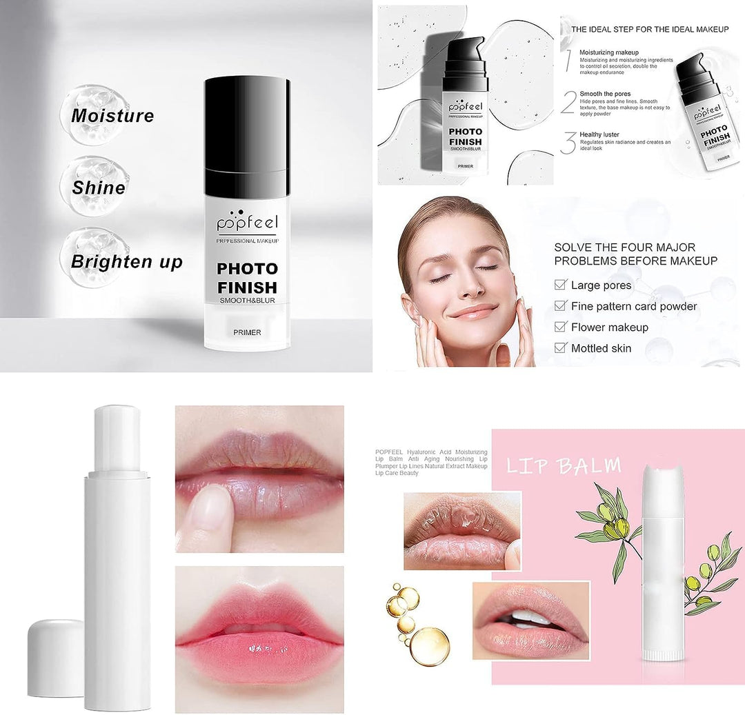 BrilliantDay Mehrzweck Make-up-Set All-in-One Make-up-Geschenkset Kosmetik-Palette Starter Kit Lipgl