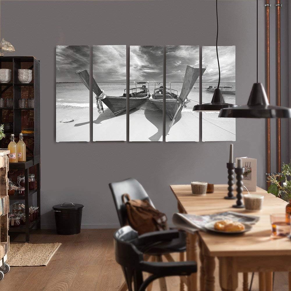 Feeby. Leinwandbild - 5 Teile - Bilder, Wand Bild, Wandbilder, Kunstdruck XXL, 5-Teilig, Typ C, 100x