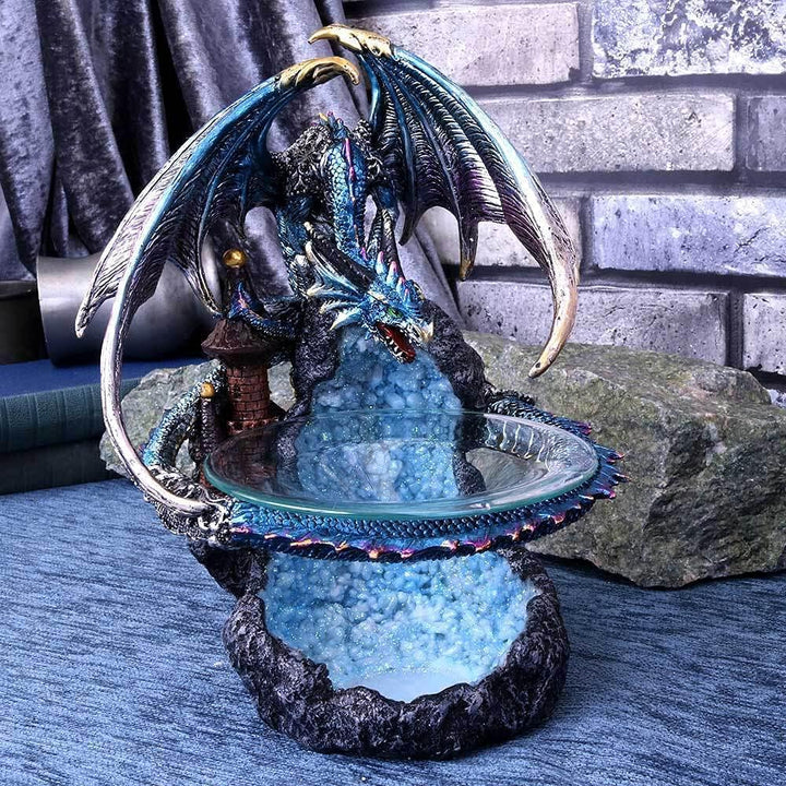 Nemesis Now Flame Saviour Ölbrenner, 24 cm, Einheitsgrösse, Blau