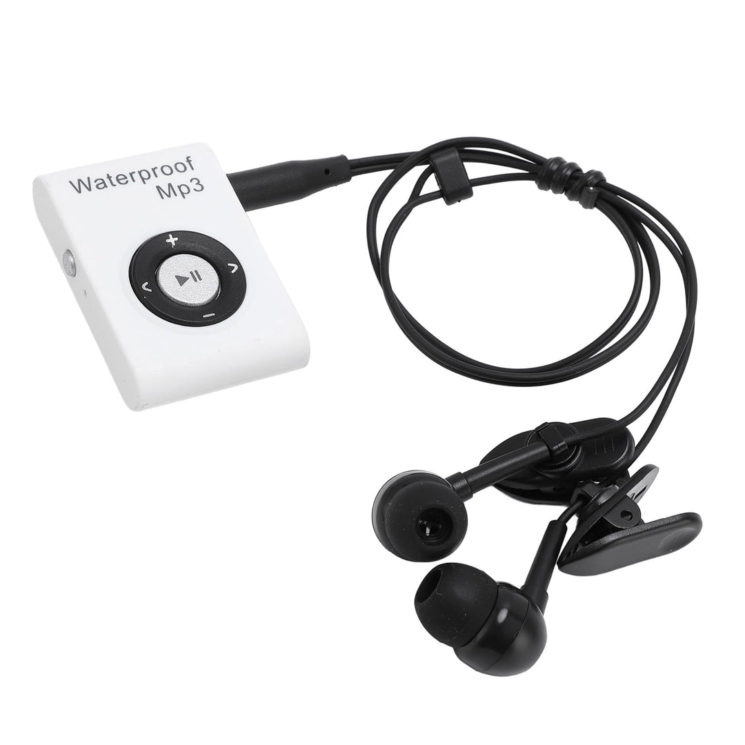 IPX8 wasserdichte MP3 Player für Schwimmen und Sport, 8 GB Unterwasser Audio-Player mit Kopfhörern,