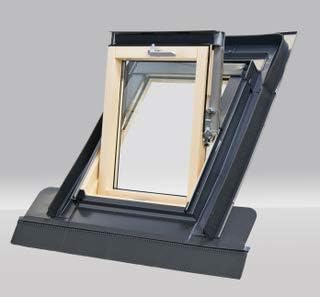 Dachfenster Schwingfenster mit Eindeckrahmen 114x118 cm auch kompatibel zum Austauch alter Dachfenst