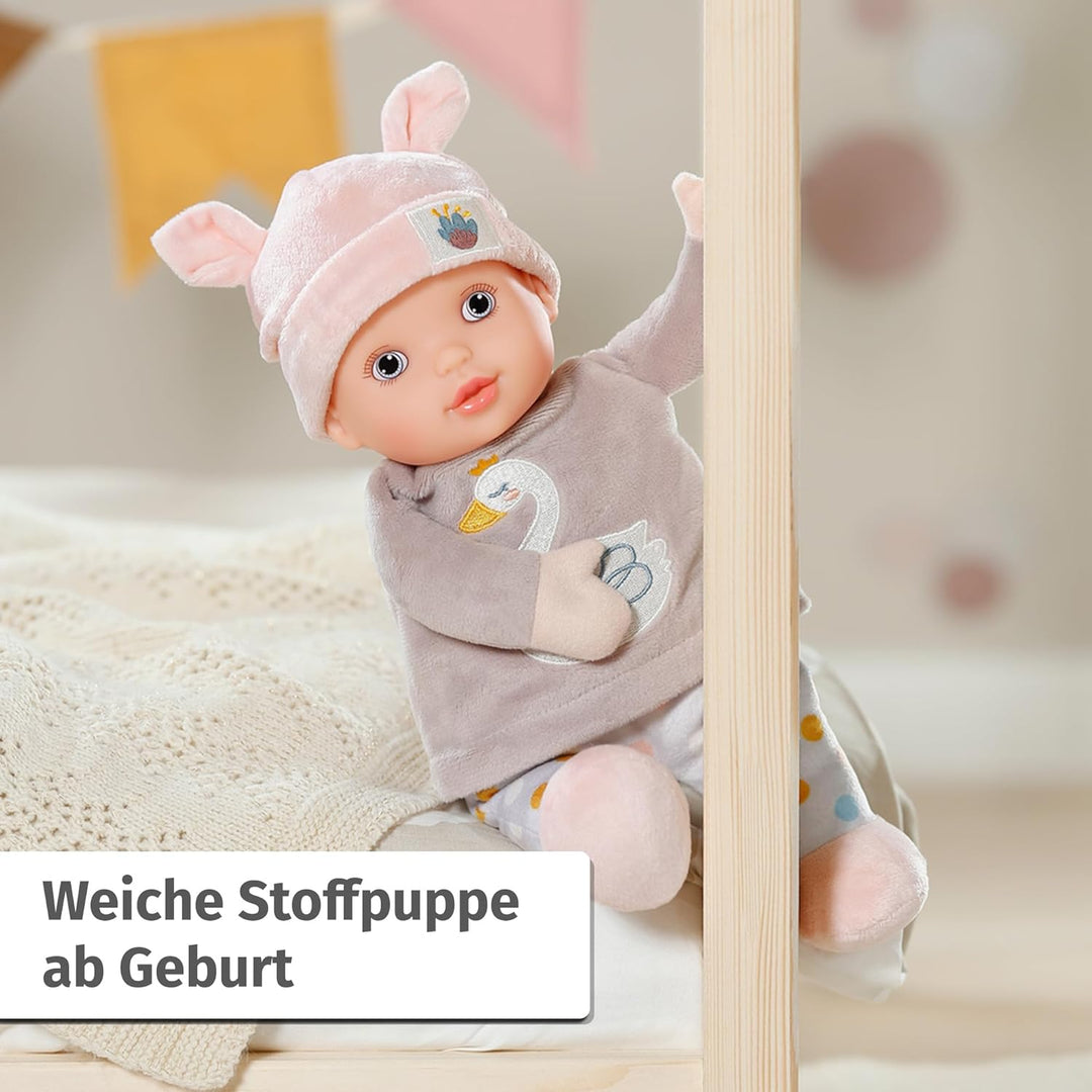 Baby Annabell for Babies Sweetie Mauve 30cm, weiche 30cm grosse Puppe aus Stoff mit integrierter Ras