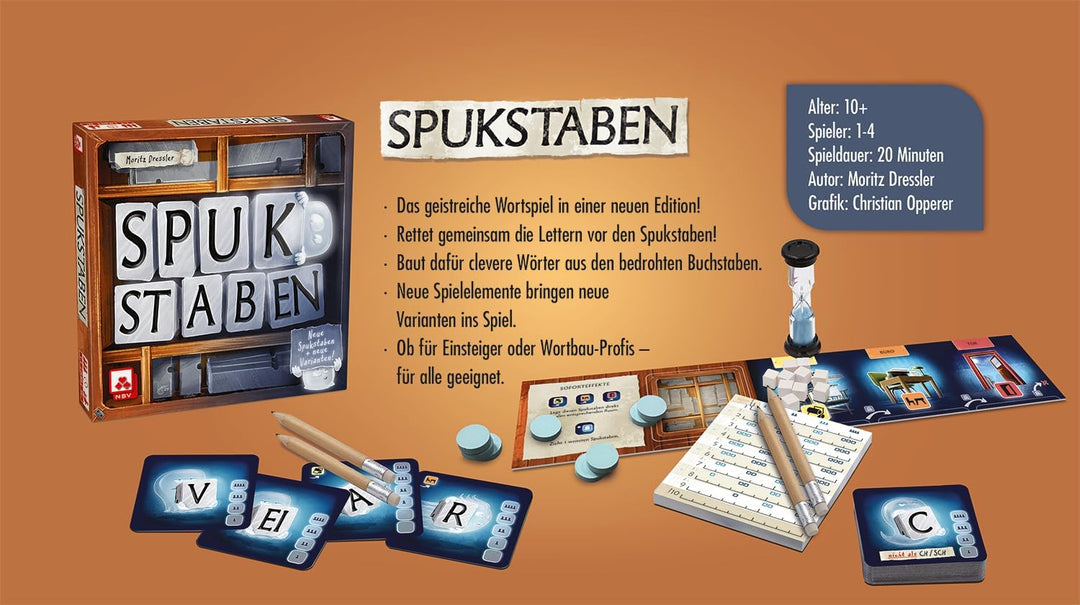 NSV - 4152 - SPUKSTABEN (2. Edition) - Wortspiel, Silver