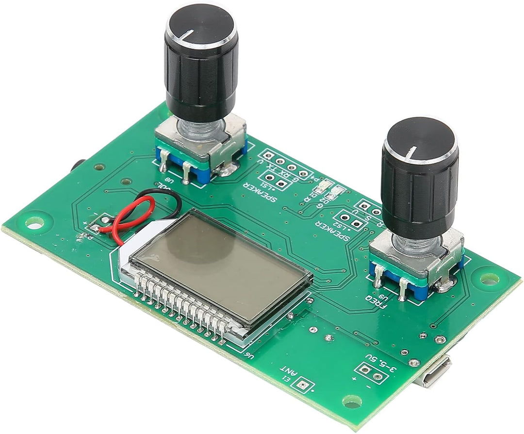 FM-Radio-Empfängermodul 87-108 MHz Stereo-Ausgang Radio DIY Drahtloser Empfänger LCD-Display DSP PLL