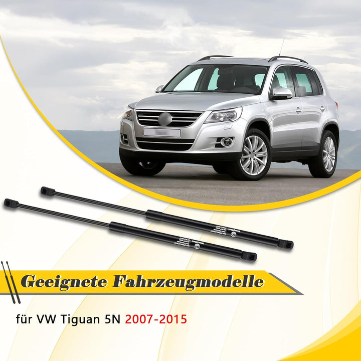 2X Heckklappendämpfer für VW Tiguan 5N 2007-2015 Kofferraum-gasfeder Gasdruckdämpfer Gasdruckfeder H