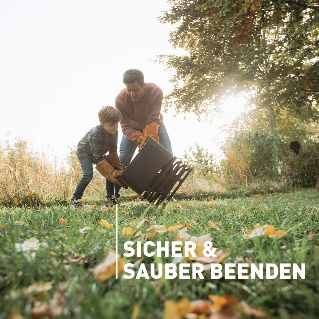 höfats - Cube Feuerkorb - Feuerschale, Feuerstelle, Grill, Hocker und Tisch - für Garten und Terrass