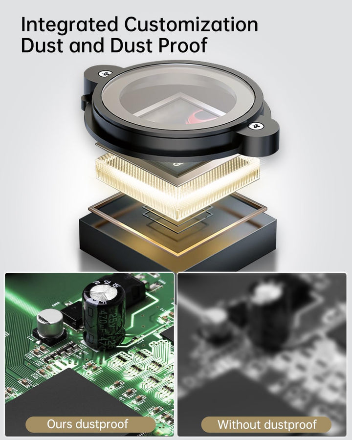 USB Mikroskop Handy, AOPICK 1080P HD Mikroskope für iPhone Android, 10 Bis 200X Mikroskop Digital mi