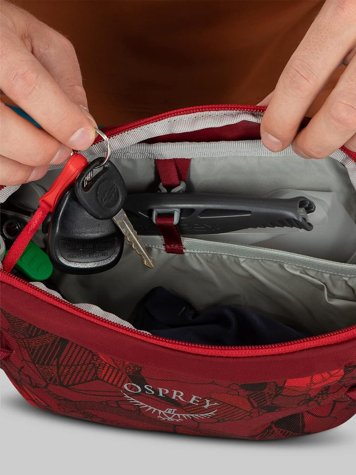 Osprey Seral 4 Multisport-Rucksack, unisex Claret Red, Claret Red