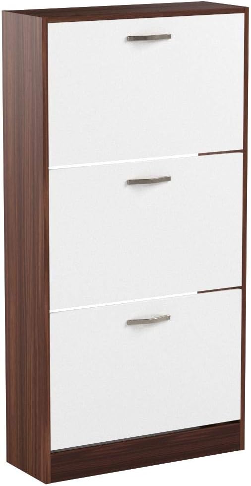 Vida Designs Schuhaufbewahrung Schuhschrank mit 3 Schubladen Schrank Pull Down Holz Möbel Einheit, W
