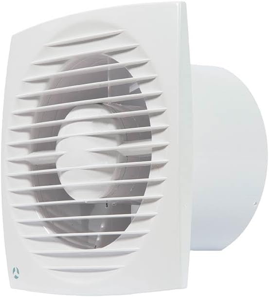 Airflow Aura 125T Badezimmer-Abluftventilator, einstellbarer Timer (2-30 Minuten), energiesparend, 9