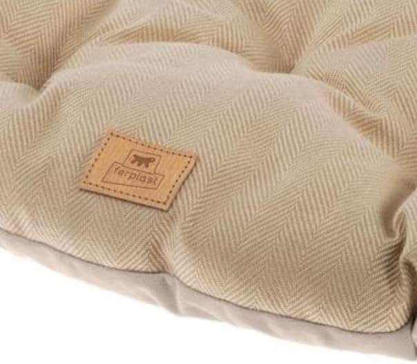 Ferplast Hundebett Hundekissen Katzenkissen Hundesofa für mittelgrosse Hunde, 85 x 55 x 15 cm Waschb