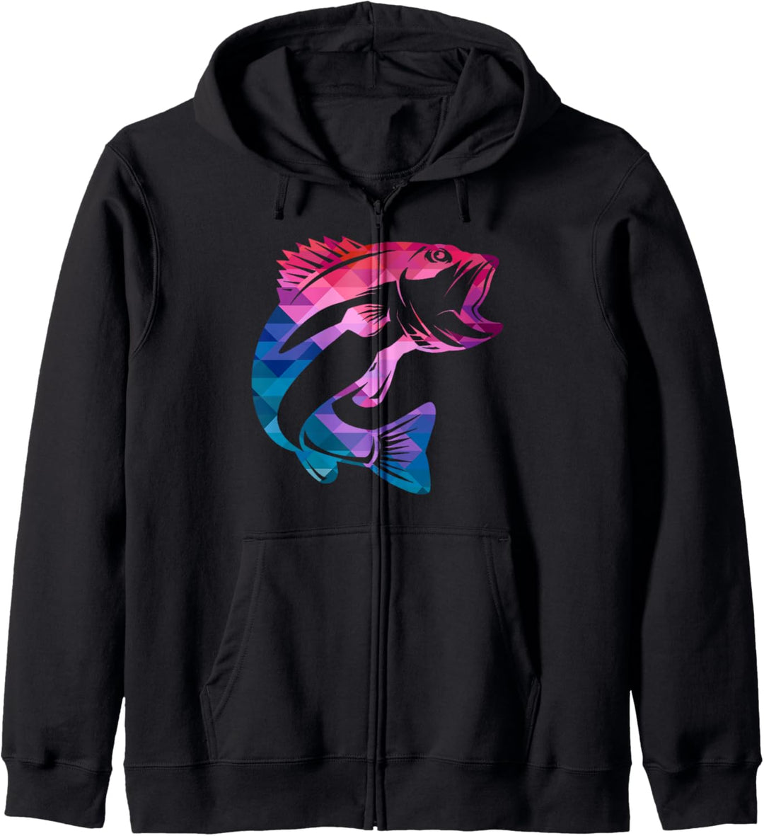 Fisch Angeln Angler Geschenk Kapuzenjacke