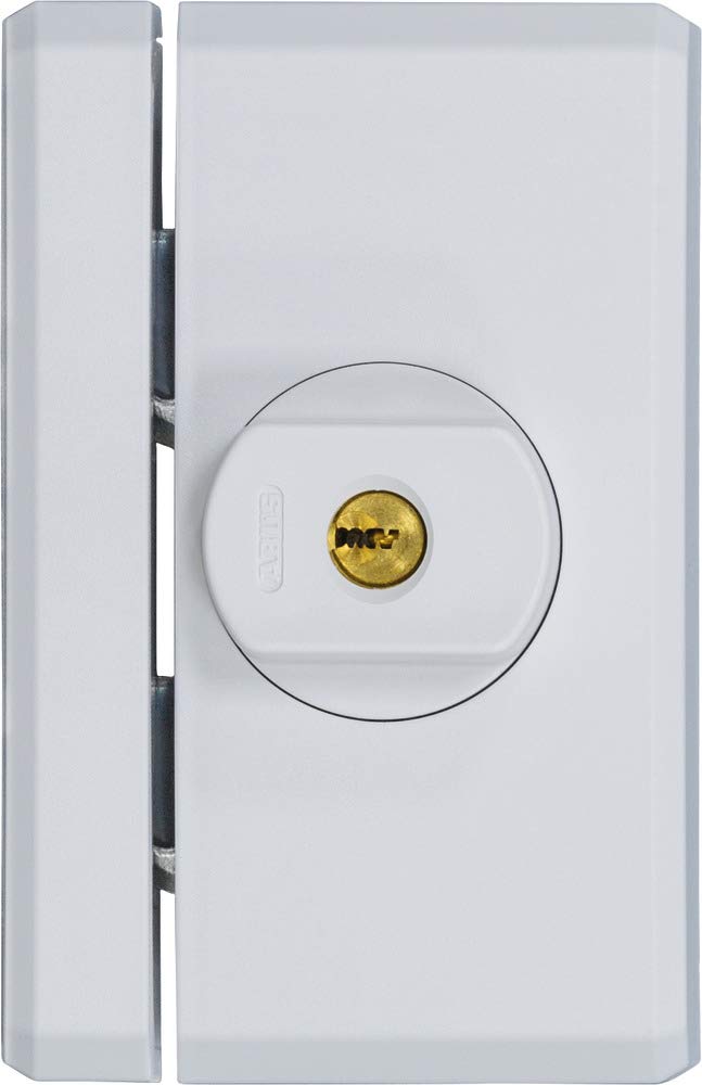 ABUS Fenster-Zusatzsicherung FTS96A AL0125 - Fensterschloss mit intuitivem Schliessmechanismus und A