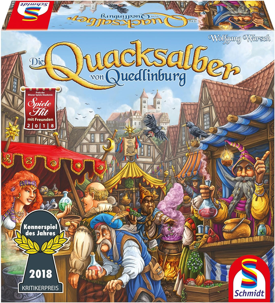 Schmidt Spiele 49341 Die Quacksalber von Quedlinburg, Kennerspiel des Jahres 2018, blau Single, Sing