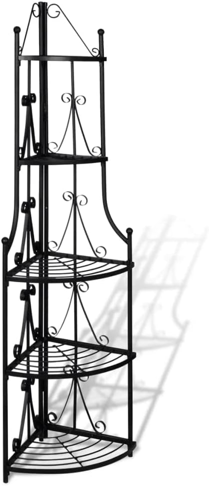 puraday Pflanzentreppe Blumenregal Blumentreppe Balkon Pflanzentreppe Outdoor Pflanzentreppe Metall