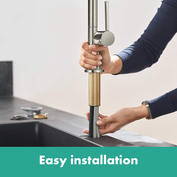 hansgrohe Küchenarmatur Talis M54 (Wasserhahn Küche, 360° schwenkbar, hoher Komfort-Auslauf 270mm, S