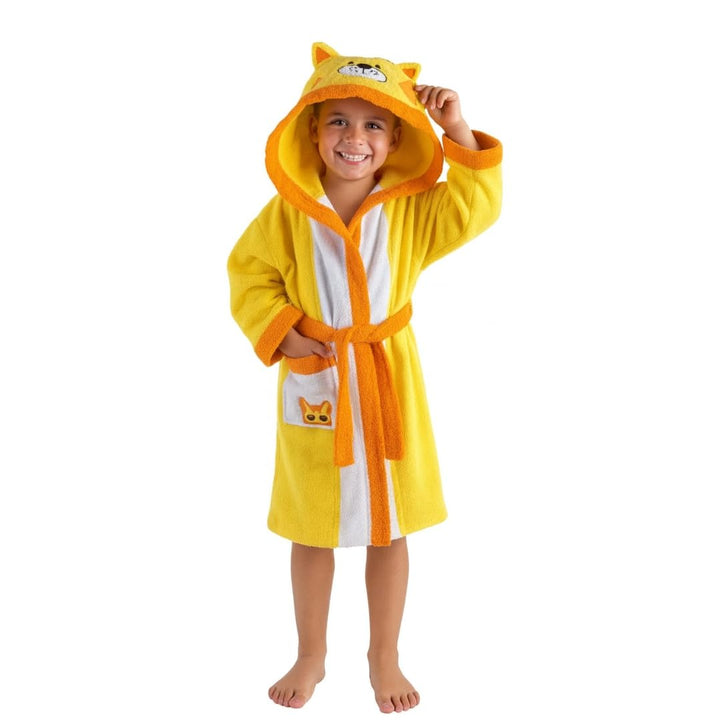 Top Towel Unisex Kinder Tigre Baumwolle - Mädchen &amp; Jungen, Frottee 450g/m², Mit Kapuze &amp; Taschen, W