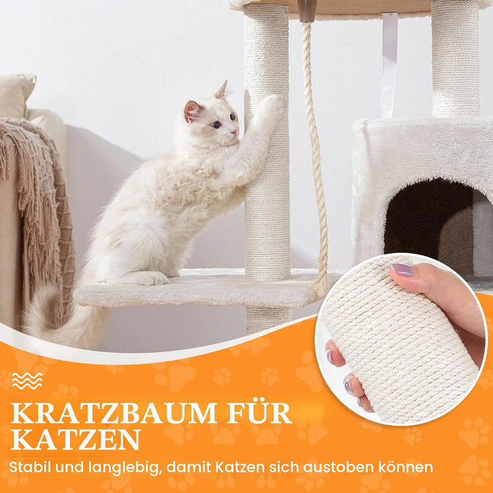 Kratzbaum Ersatzstamm 2 Stück ø8 x 40 cm Sisalstamm | Ersatzteile Stamm Sisal Kratzbaum Zubehör Stap