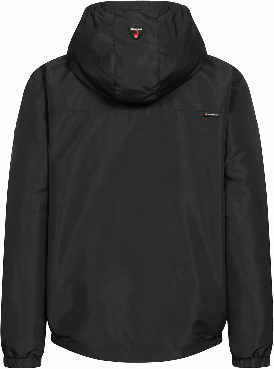 Höhenhorn Craxel Kinder Jungen Mädchen Jacke Windbreaker Gefüttert mit Brusttasche 116 Schwarz, 116