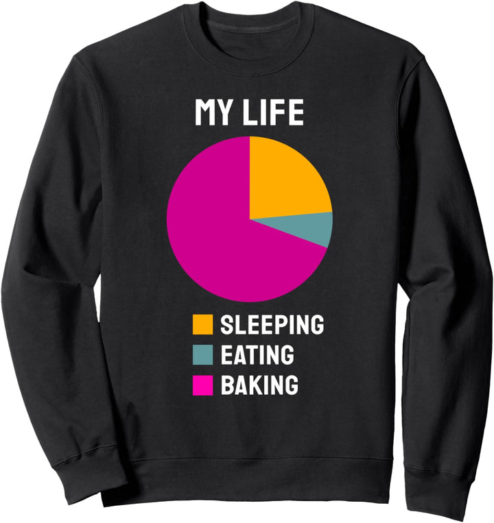 Lustiger Konditor Bäcker Pâtissier Backen I Infografik Sweatshirt