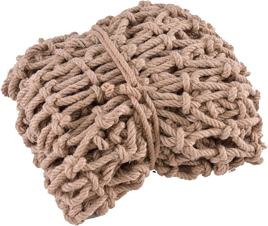AMAKAA Handgewebtes Netz, Seilnetz, Sicherheitsnetz, Breite des Netzes 10 cm, Dicke des Seils 6 mm,