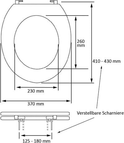 ADOB WC Sitz Klobrille Bambus dunkel Bamboo Natur, umweltfreundlich, warm, rostfreie Edelstahlscharn