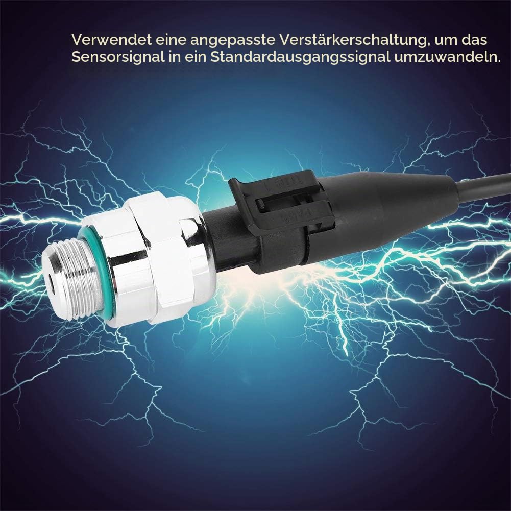 HTP Drucksensor, 0-1MPA G3/8 5V 3.3V Transmitter Druckwandler für Frequenzumwandlung Wasserpumpe