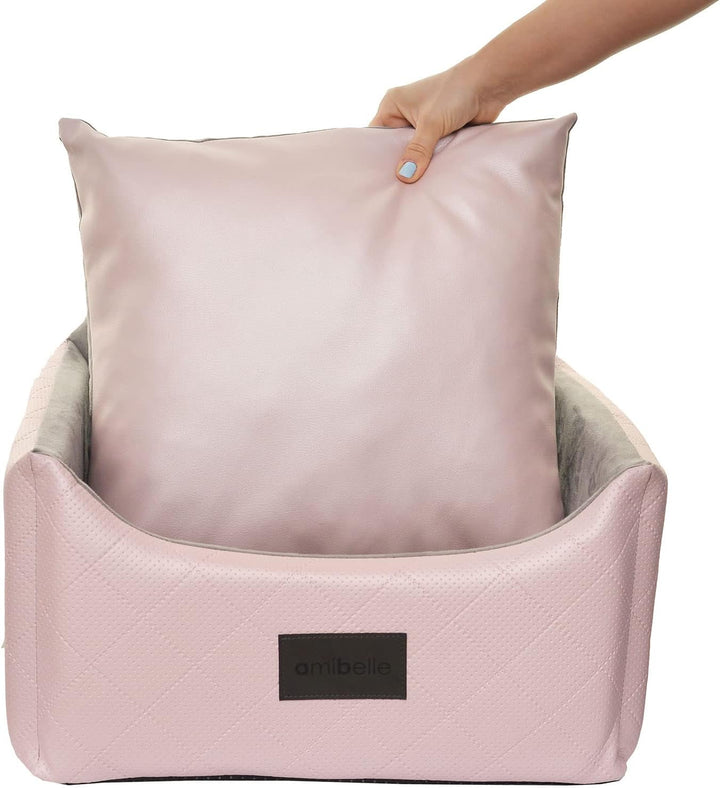 Hunde Auto Sitz, Hundebett 2in1 | Autositz für Hunde, Rückbank, Vordersitz | Universal Waschbar Hund