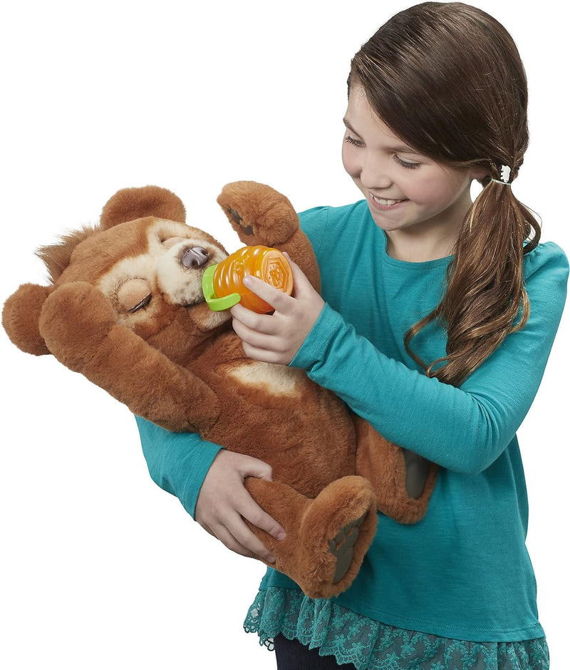 FurReal Cubby, Mein Knuddelbär, interaktives Plüschtier, ab 4 Jahren Braun