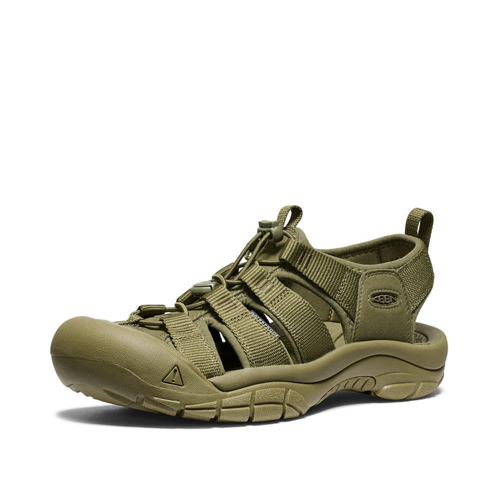 Keen Herren Newport H2 Sandale 42 EU Einfarbig Olivgrün, 42 EU Einfarbig Olivgrün