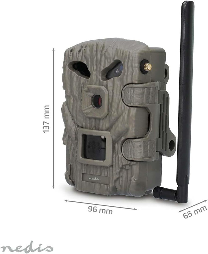 Nedis Wildlife Kamera - 1080p@30fps - 30.0 MPixel - 2 MPixel CMOS - IP66 - Nachtsicht - Blickwinkel: