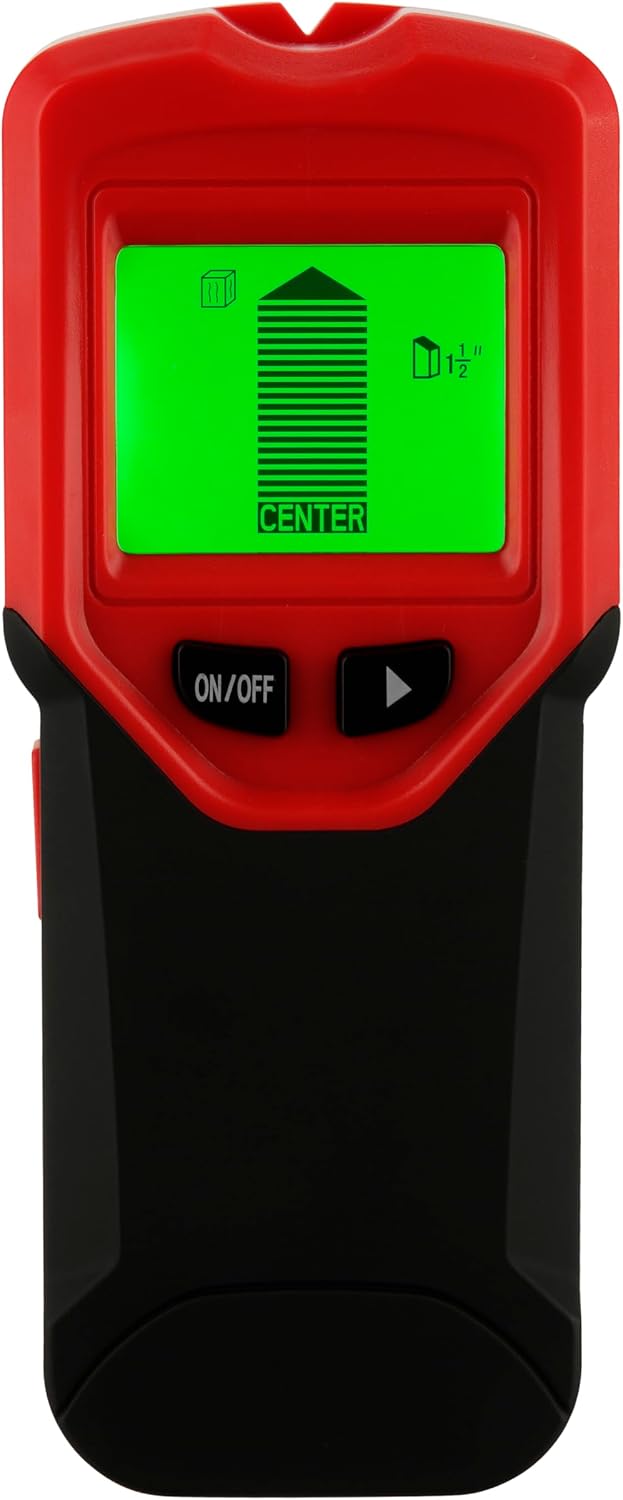 REV 0037540002 Ortungsgerät, Leitungssucher für Stromkabel, Metallrohre sowie Holzbalken, rot