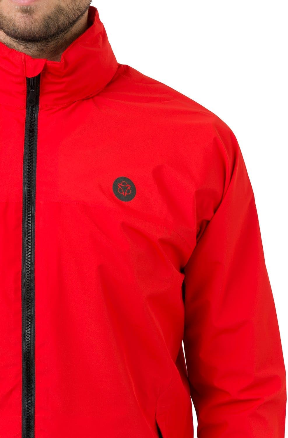 AGU Regenjacke Damen & Herren Go Essential, Fahrradjacke Wasserdicht & Winddicht, Atmungsaktiv, Refl